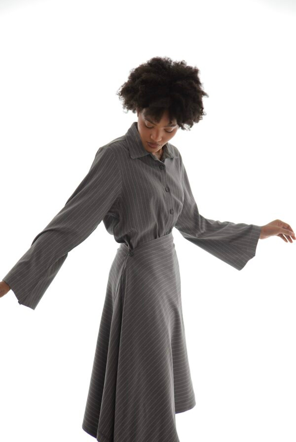 Processed with VSCO with ss1pro preset RIKA SHIRTDRESS (Grey)