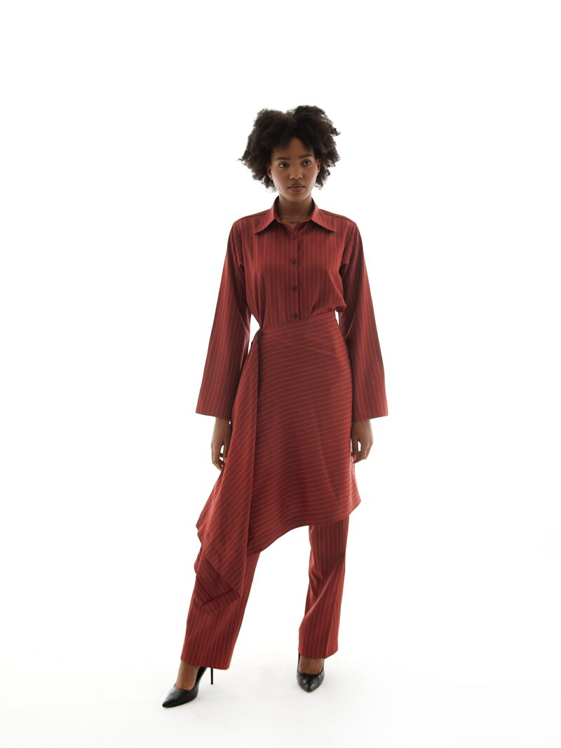 RIKA SHIRTDRESS (Red)
